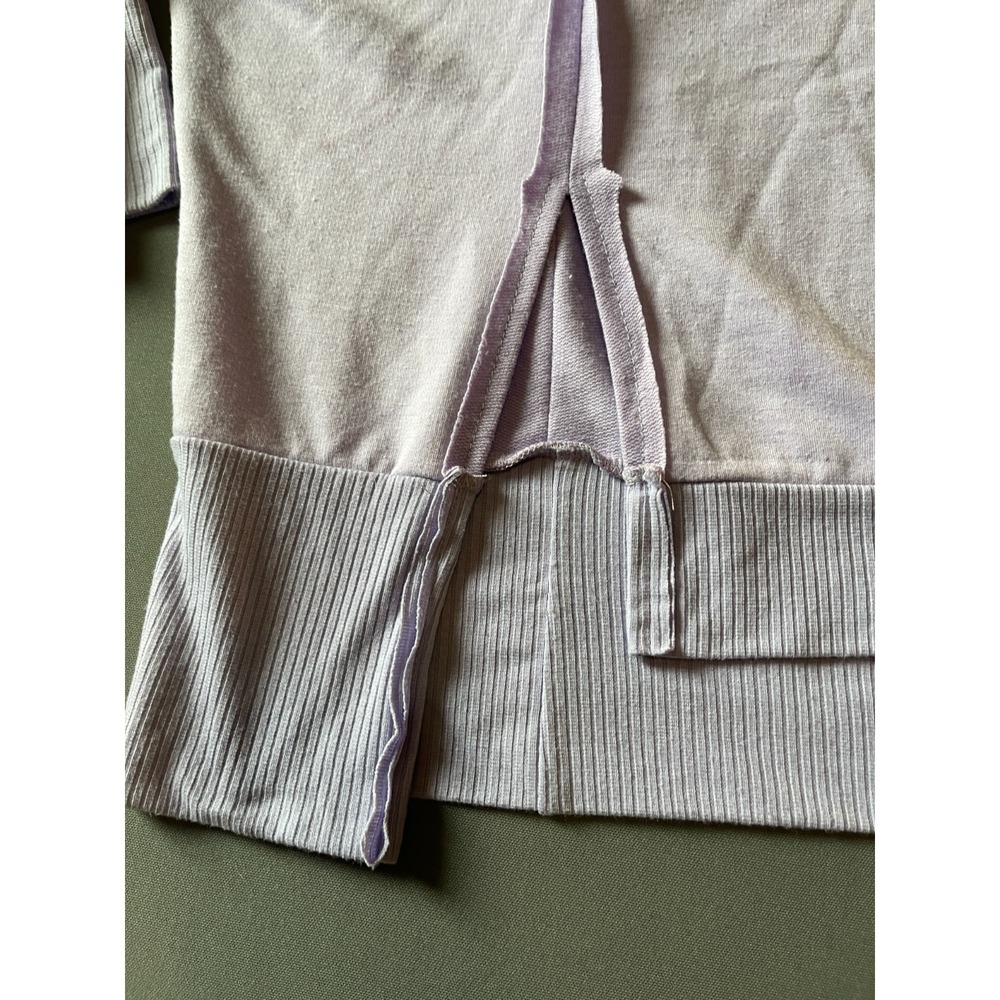 Hailey and Co Oversized Top with Slit Details in Purple Small - Picture 2 of 10